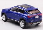 Blue 1:43 Scale Plastic 2018 Changan CS35 Plus Car Toy