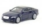 Kids White / Deep Blue 1:36 Welly 2010 Diecast Jaguar XJ Toy