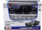 Black 1:24 MaiSto Assembly Diecast 2008 Dodge Challenger SRT8