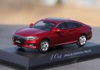 1:43 Scale Blue / Red Diecast 2018 Honda Accord Car Model