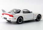 Kids Yellow /Gray /White 1:32 Scale Diecast Mazda RX-7 Car Toy