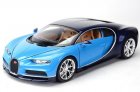 Blue / Red / White / Golden Welly Diecast Bugatti Chiron Model