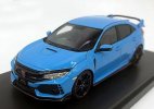 Blue / Green 1:43 Scale Resin 2017 Honda Civic Type R FK8 Model