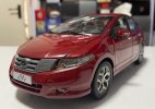 1:18 Scale Red / Silver Diecast 2008 Honda City Model