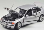 Silver 1:18 Scale Welly Diecast BMW 328i Model