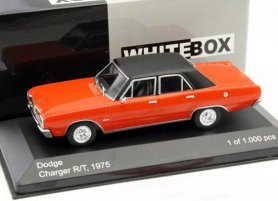 Orange 1:43 WhiteBox Diecast 1975 Dodge Charger R/T Model