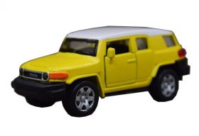 Kids Yellow 1:49 Scale Maisto Diecast Toyota FJ CRUISER Toy