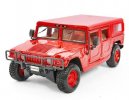 Black / Red 1:18 Scale Maisto Diecast Hummer H1 Model