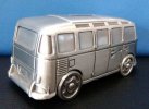 Silver Tin Alloys Saving Box VW Bus Model