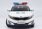 1:18 Scale White Police Diecast Kia K5 Model