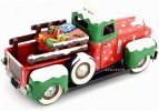 Retro Christmas Theme Tinplate U.S. Pickup Truck Model