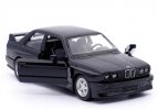 1:36 Scale Black / White Kids Diecast 1987 BMW M3 Car Toy