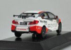 White-Red 1:43 Scale Diecast 2014 Honda Civic Model