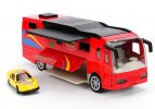 Kids 1:50 Red / Blue / White Die-Cast VOLKNER Motorhome Toy