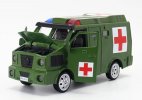 Kids Army Green Ambulance Diecast VW 9.150 ECE Armour Truck Toy