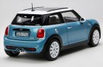 1:18 Blue / Yellow NOREV Diecast 2015 Mini Cooper S Car Model