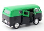 Welly 1:36 Scale Kids Green-Black Diecast 1963 VW T1 Bus Toy