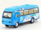 Kids World Ocean Blue Diecast Coach Bus Toy