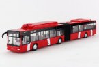 1:43 Scale Kids Yellow / Blue / Red Articulated City Bus Toy