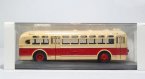 1:43 Scale Beige-Red Die-Cast Soviet Union ZIS 154 Bus Model