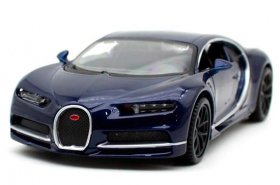 Bburago 1:32 Scale Blue Diecast Bugatti Chiron Model