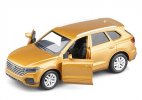 Black / Blue / Golden 1:36 Scale Kid Diecast VW Touareg SUV Toy