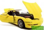 Yellow 1:18 Scale Maisto Diecast Chevrolet Corvette Z06 Model