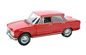 Red 1:24 Scale Diecast 1965 Alfa Romeo Giulia 1600 Super Model