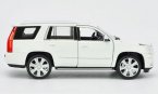 Black / White 1:24 Scale Diecast 2017 Cadillac Escalade Model