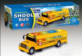 Large Scale Yellow Kids Electric U.S. Yellow School Bus Toy