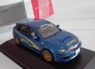 Blue 1:43 J-Collection Diecast Subaru Impreza WRX STI 2008