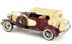 Wine Red 1:14 Scale Retro Tinplate 1934 Duesenberg Model J Car