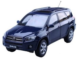 Blue 1:18 Scale Diecast Toyota RAV4 Model