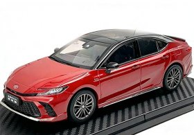 Red / Silver 1:30 Scale Diecast 2024 Toyota Camry XSE Model