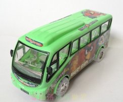 Plastics Green Kids Angry Birds Theme Tour Bus Toy