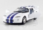 1:36 Kids Black / Red / Blue / White Diecast Dodge Viper GTS-R