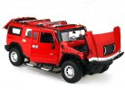 1:24 Red / Blue / Army Green Diecast Hummer H2 Model