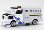 White Police Patrol Kids Diecast VW 9.150 ECE Armour Truck Toy