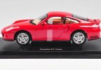 Black / Red 1:18 Scale Welly Diecast Porsche 911 Turbo Model
