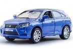 White / Red / Blue /Golden Kids 1:32 Scale Diecast Lexus RX450h