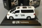 White 1:43 UN Peacekeeping Diecast Toyota Alphard Model