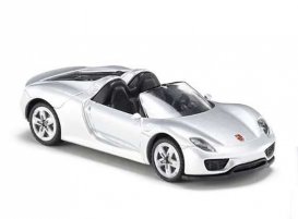 Kids Silver SIKU 1475 Diecast Porsche 918 Spyder Toy