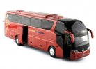 Red 1:42 Scale Die-Cast Scania Higer A90 Tour Bus Model