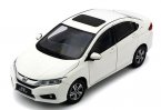 White / Blue 1:18 Scale Diecast 2015 Honda CITY Model