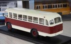 White-Red 1:43 Scale Die-Cast Soviet Union LIAZ 158B Bus Model