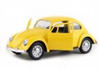 Kids 1:36 Scale Yellow / Pink Diecast 1967 VW Beetle Toy