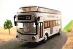 1:32 Blue /Red /White Kids Die-Cast London Double-Decker Bus Toy