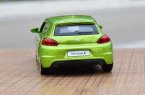 Blue / Green 1:38 Scale Kids Diecast VW Scirocco R Toy