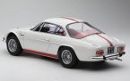 White 1:18 Scale Diecast 1971 Renault Alpine A110 1600S Model