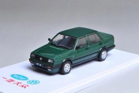 Red / White / Green 1:43 Scale Diecast VW Jetta GT Model